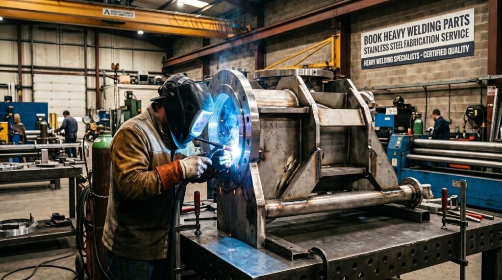 Book Heavy Welding Parts Stainless Steel Fabrication Service