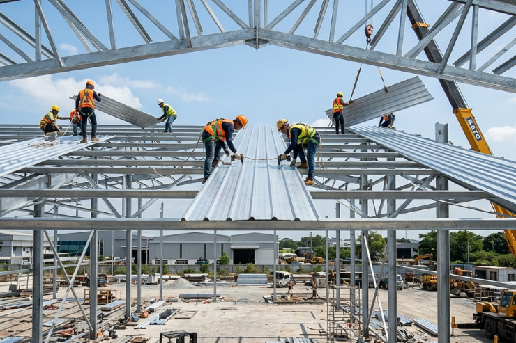 Industrial Godown Shed Fabrication Services hyderabad