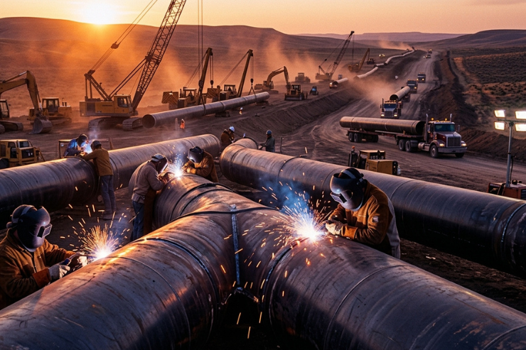 Industrial Pipeline Fabrication work services hyderabad