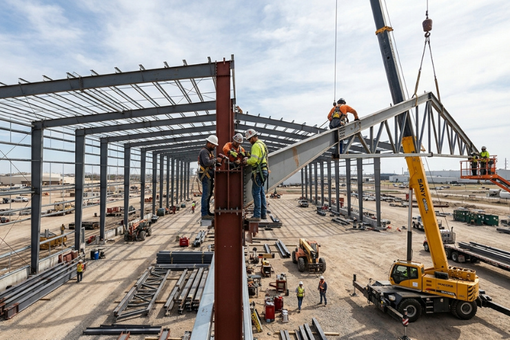 Pre Engineered Buildings work Shed Fabrication services near me