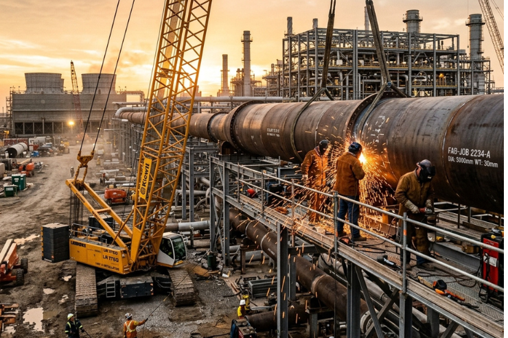 Stainless Steel and Mild Steel Pipe Fabrication work hyderabad