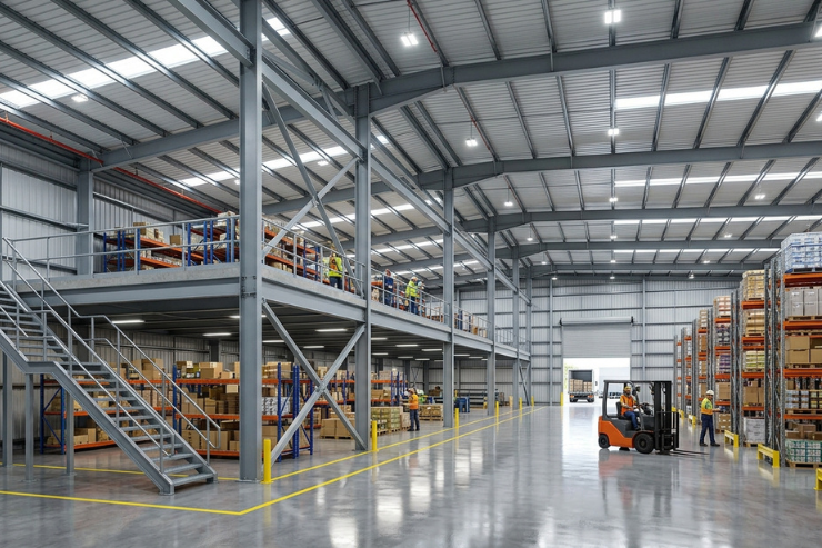PEB Structural Warehouse Shed services in hyderabad
