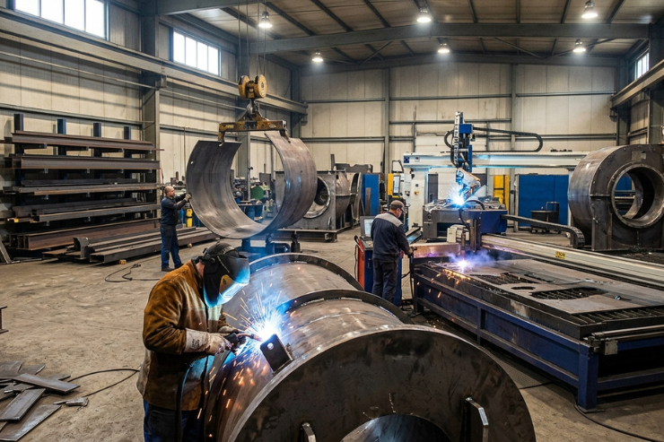 best Heavy Metal Equipment Fabrication Precision Engineering Services in hyderabad