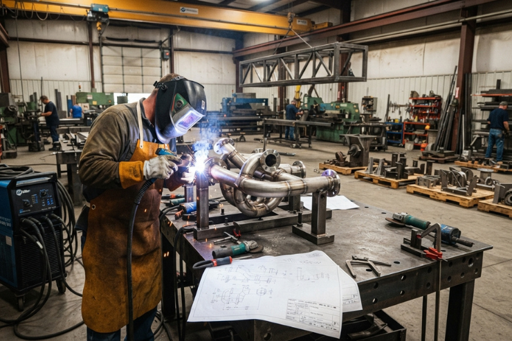 Industrial Customised Fabrication services hyderabad