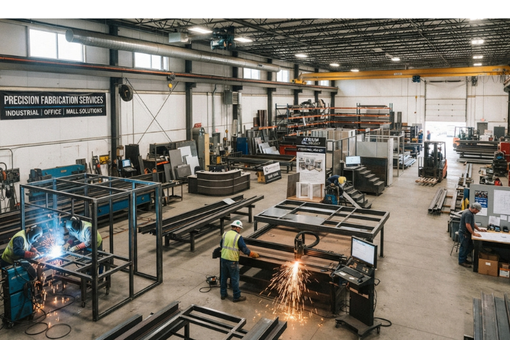 Industrial Office and Mall Fabrication work Services for Modern Business Spaces