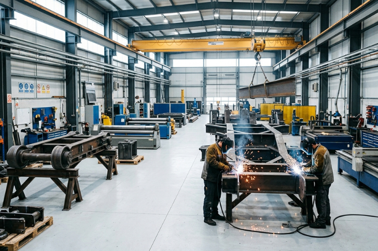 Professional Heavy Machine Fabrication Service Arc & Gas Welding Services for Industrial Projects