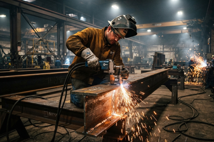 On-Site Stud Welding Fabrication Work Services Hyderabad
