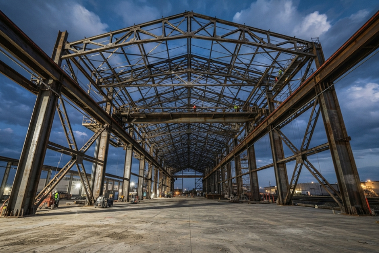 Top Industrial Steel Structures Heavy-Duty Steel Fabrication work services for Factories and Warehouses