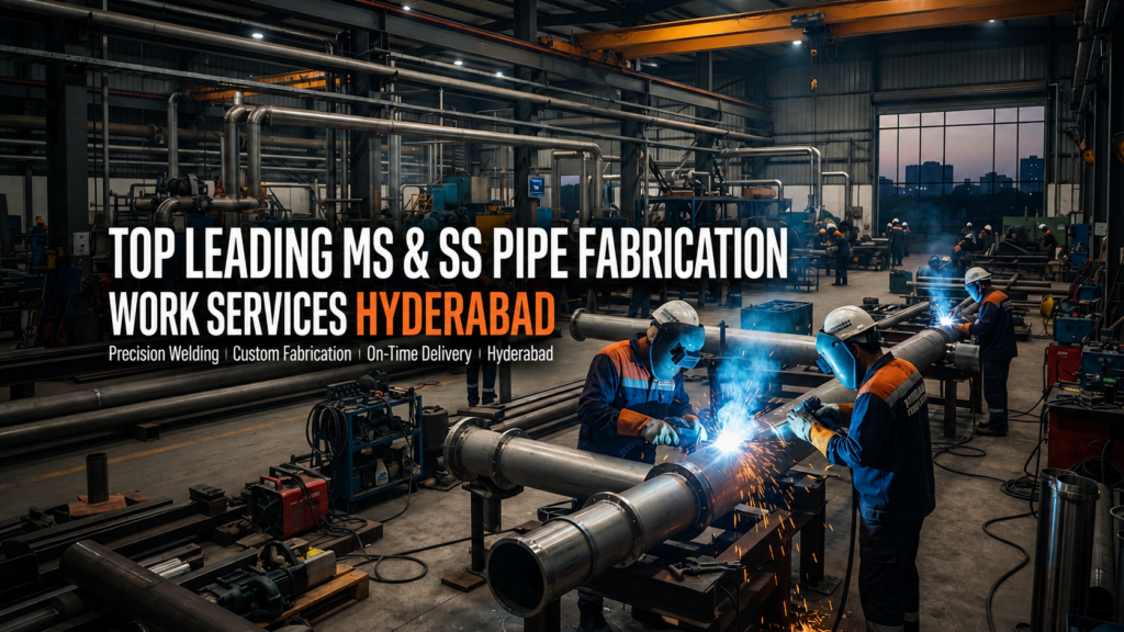 Top Leading MS & SS Pipe Fabrication Work Services Hyderabad